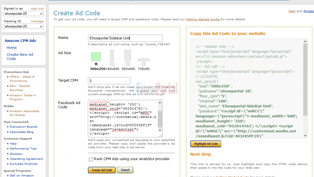 How To Make Money Online With Amazon CPM Ads